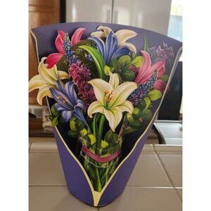New Pop Up Cards, Lillies and Lupines, 12 Inch Life Sized Forever Flower
